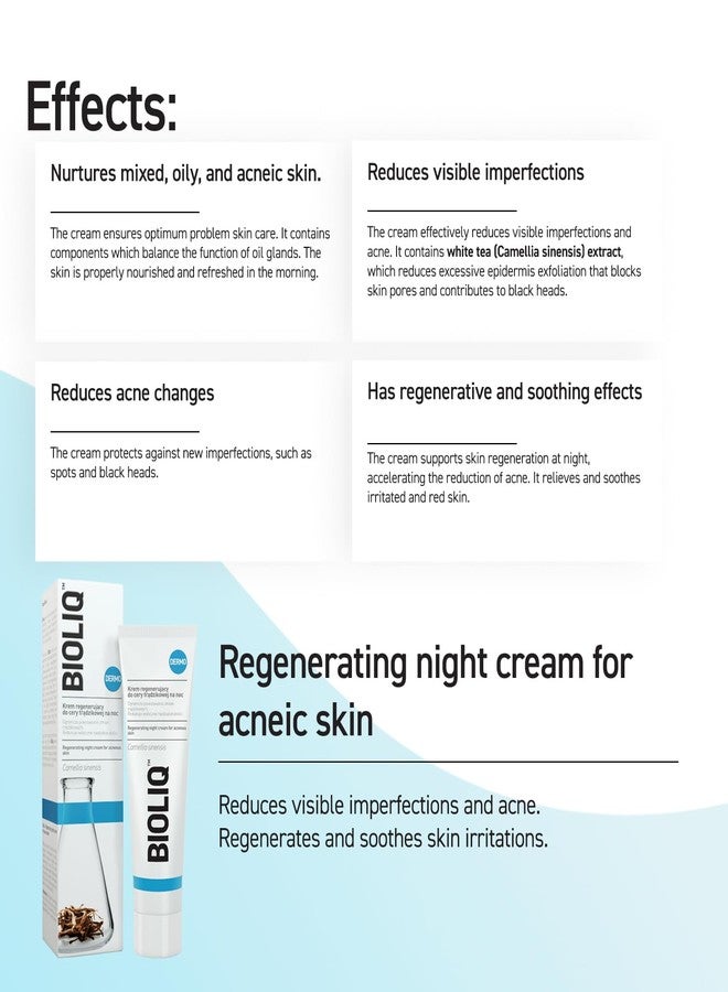 بايولك بيوليك - كريم ليلي مُجدد للبشرة المعرضة لحب الشباب بخلاصة الشاي الأبيض - يُقلل البقع والشوائب ويتحكم في إفراز الزيوت - 50 مل - Image 4